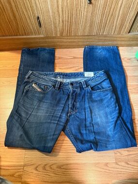 Diesel Industry LARKEE Regular Straight Men's Denim Pants ,Button Fly